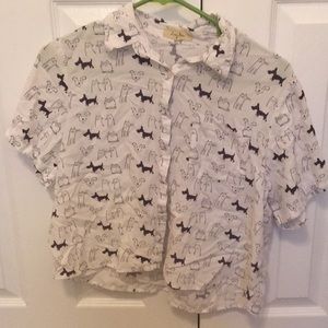 Dog and cat button up